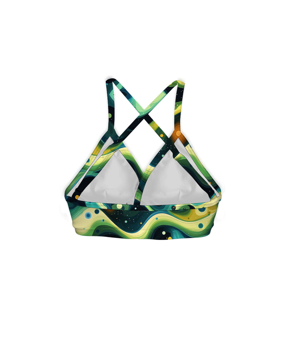 Abstract Pattern Series 1 Cross Bra