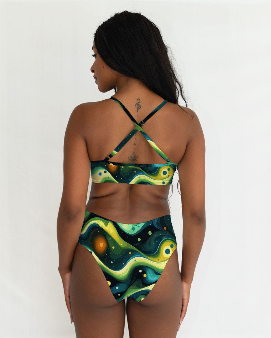 Abstract Pattern Series 1 Hipster Style Underwear