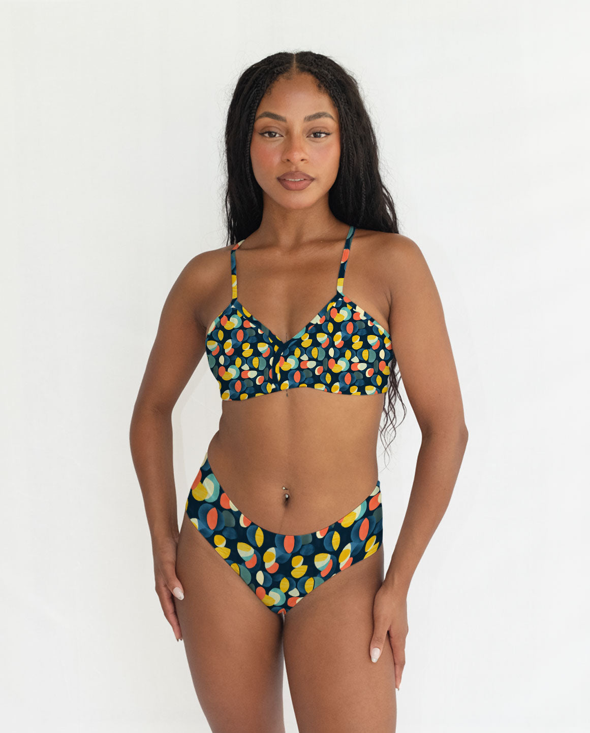 Abstract Pattern Series 20 Cross Bra