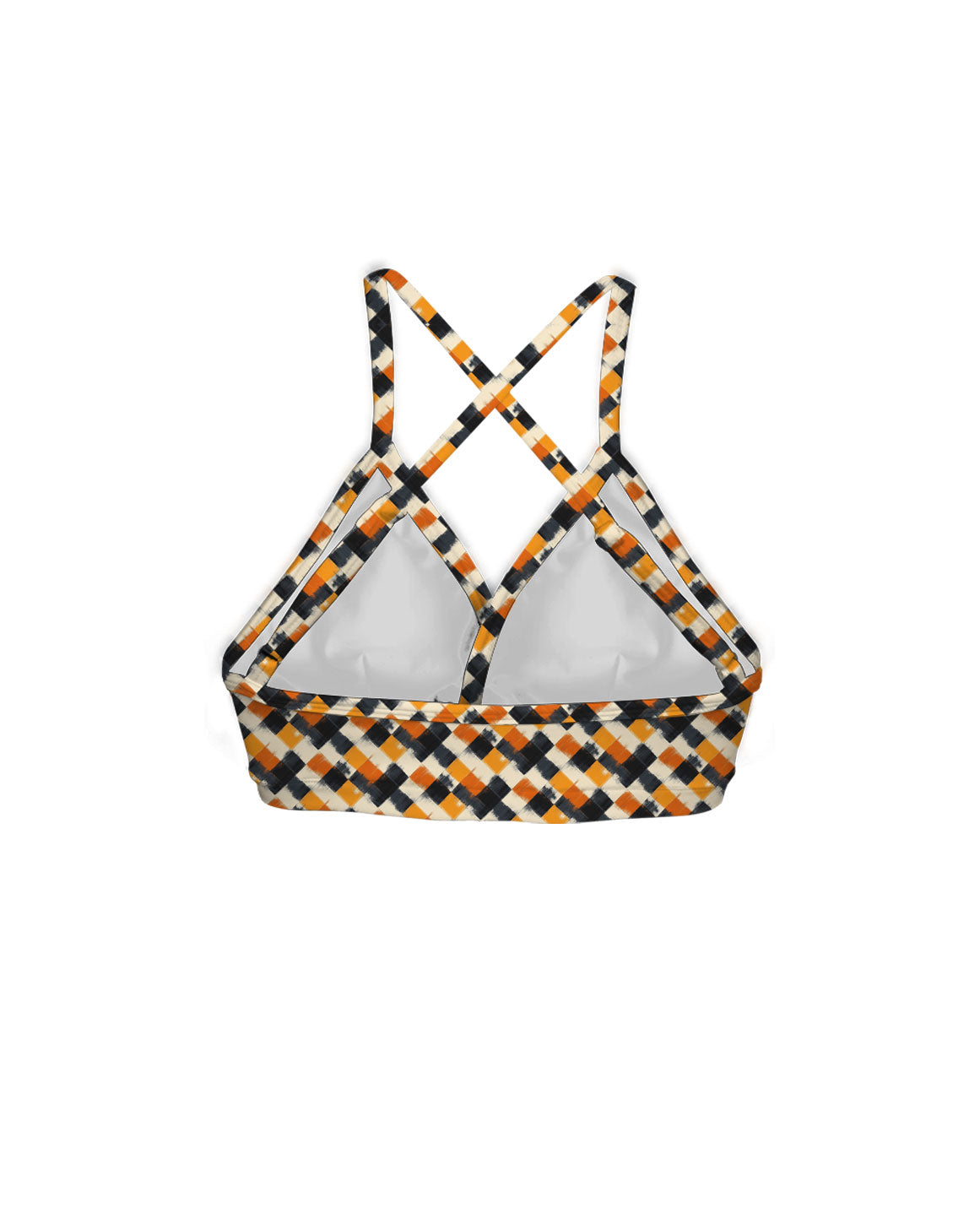 Abstract Pattern Series 21 Cross Bra