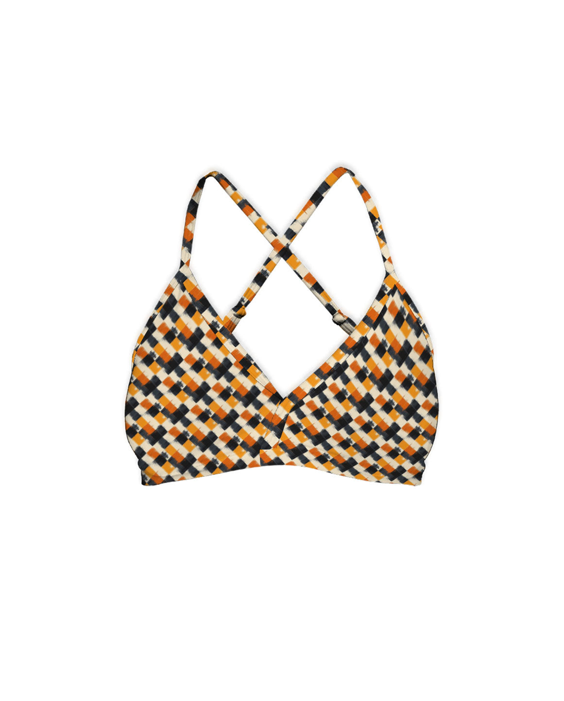 Abstract Pattern Series 21 Cross Bra