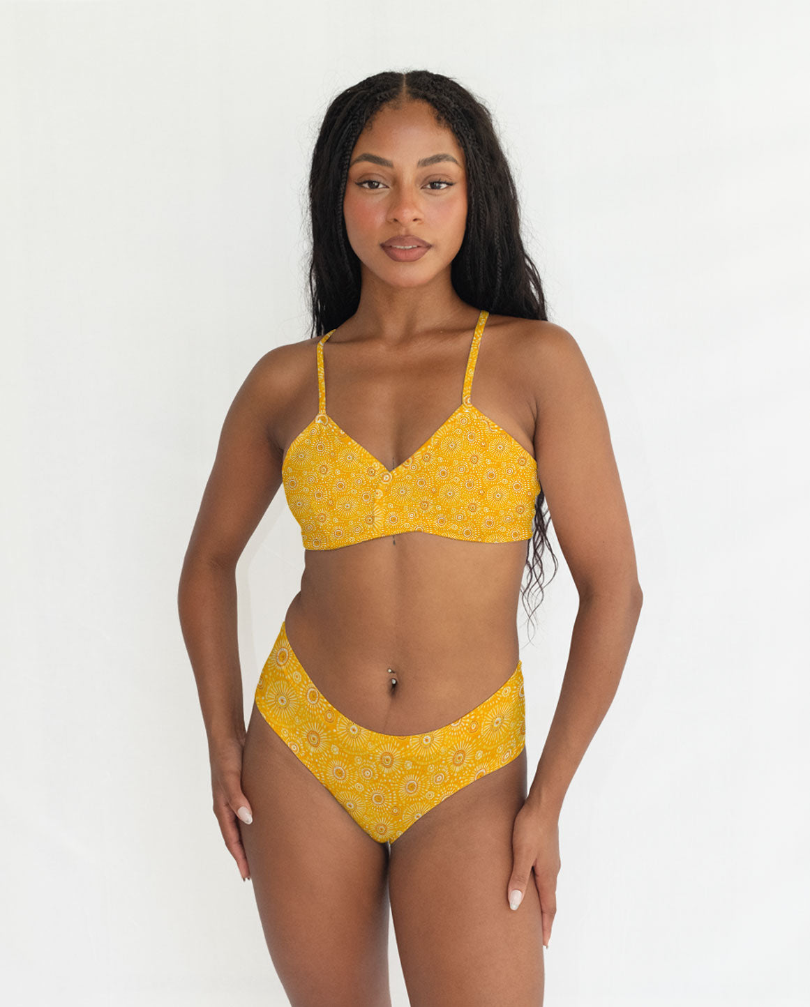 Abstract Pattern Series 24 Cross Bra