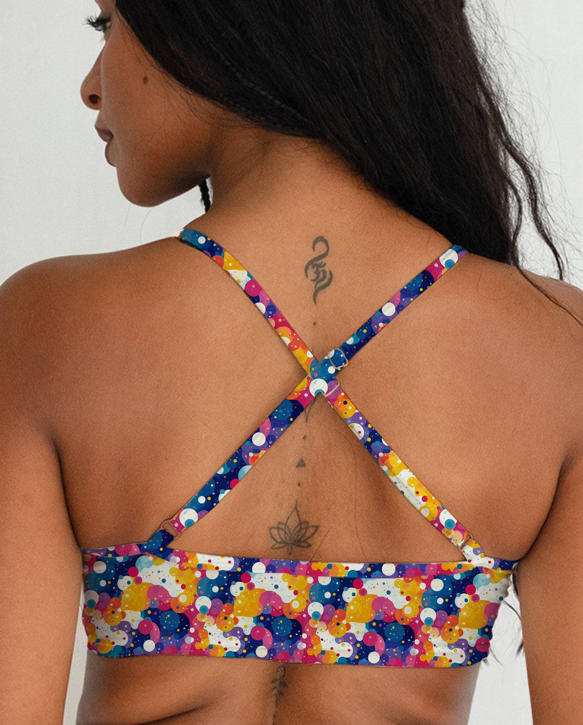 Abstract Pattern Series 28 Cross Bra