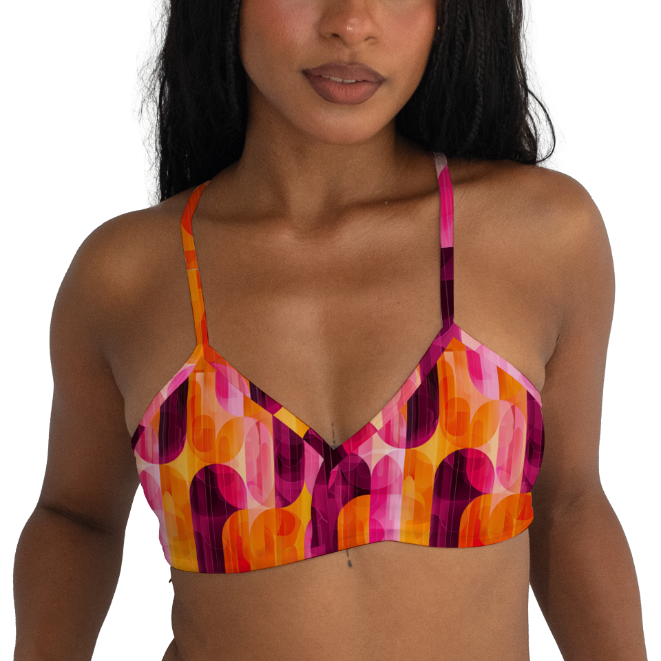 Abstract Series 3 Cross Bra