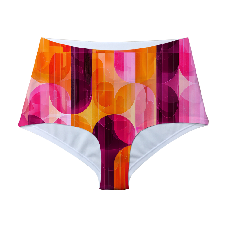 Abstract Series 3 High Waist