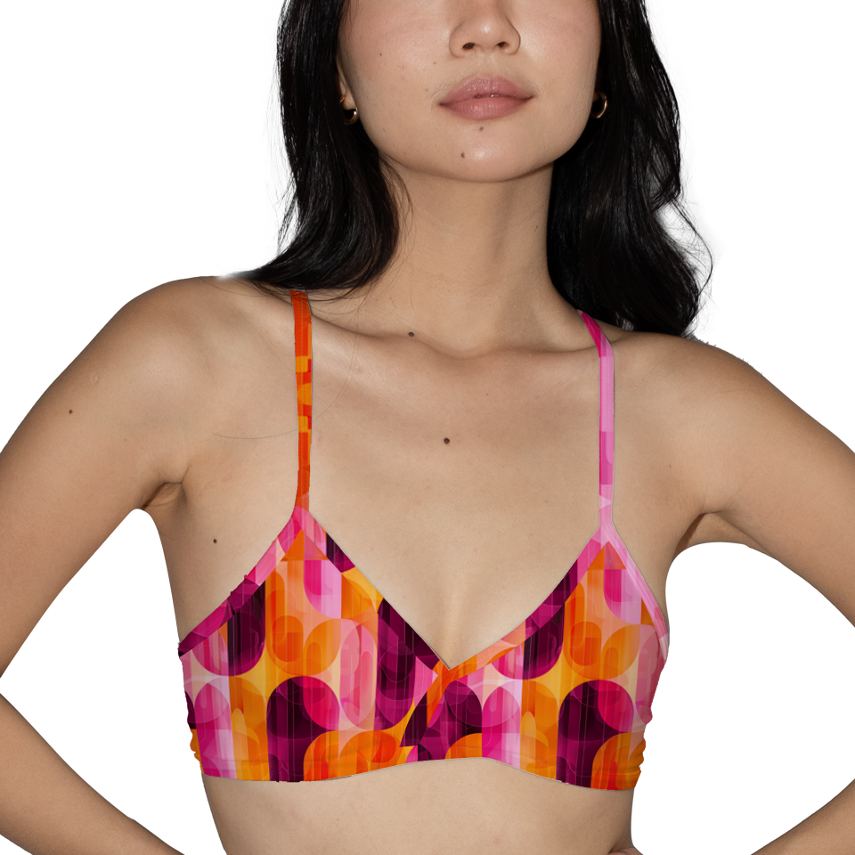 Abstract Series 3 Cross Bra