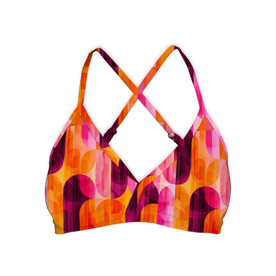 Abstract Series 3 Cross Bra