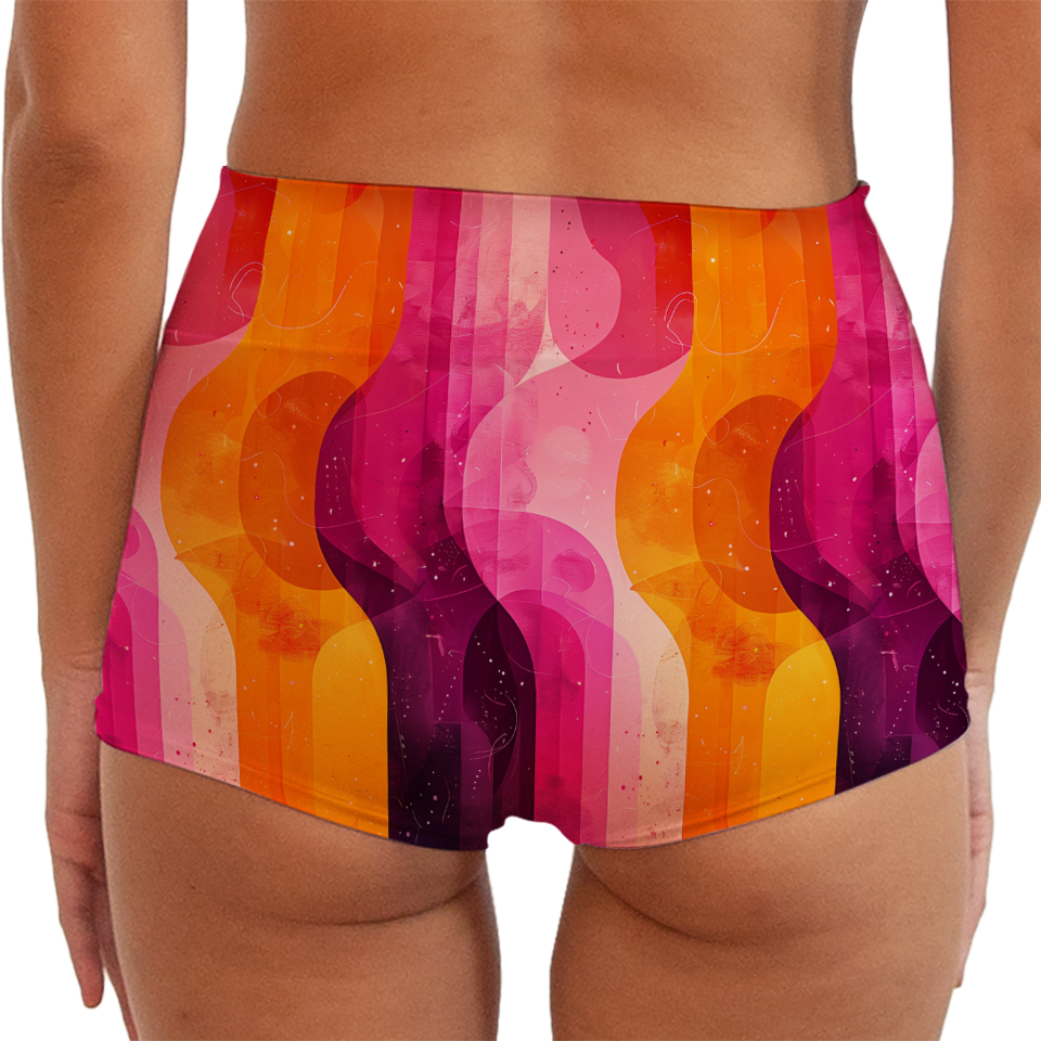 Abstract Series 4 High Waist