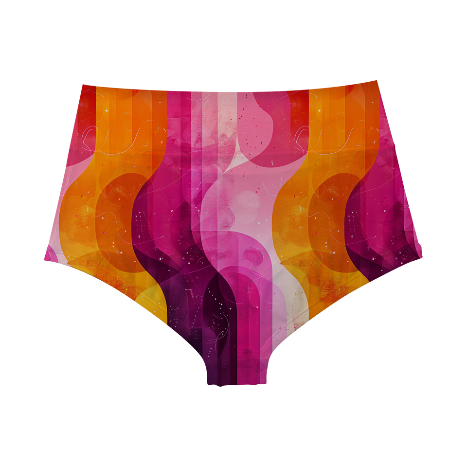 Abstract Series 4 High Waist