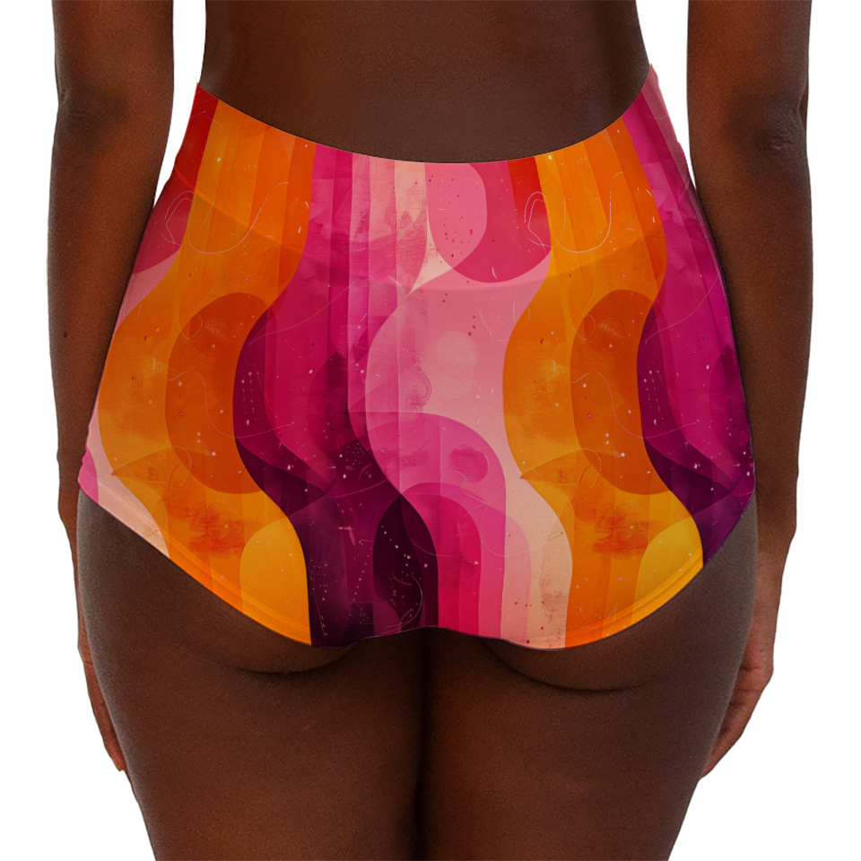 Abstract Series 4 High Waist