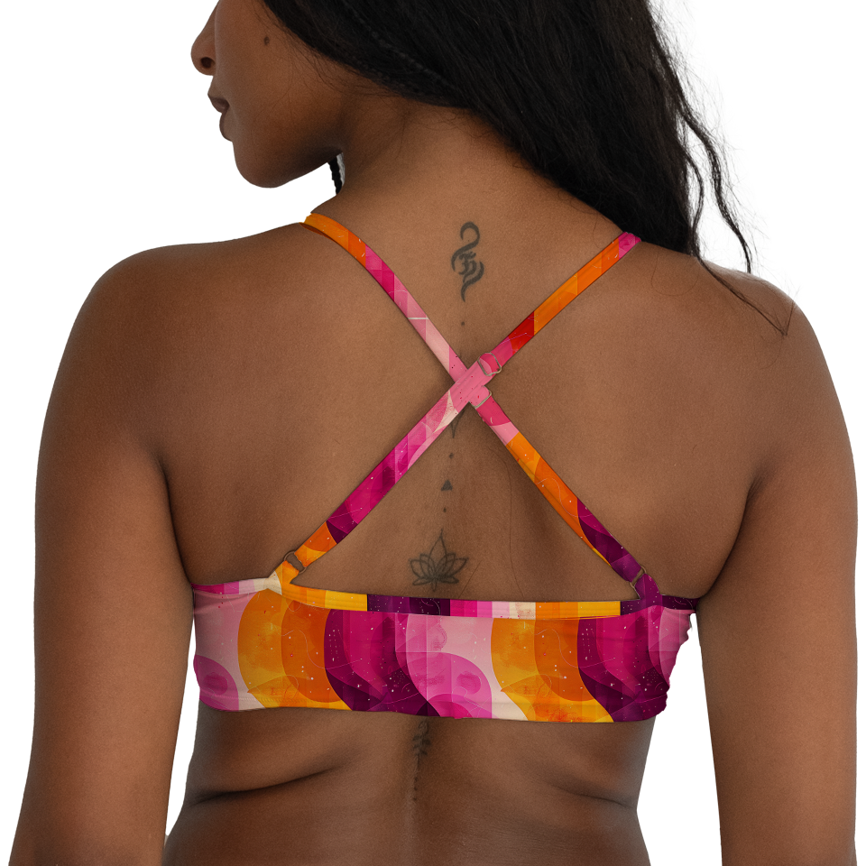 Abstract Series 4 Cross Bra