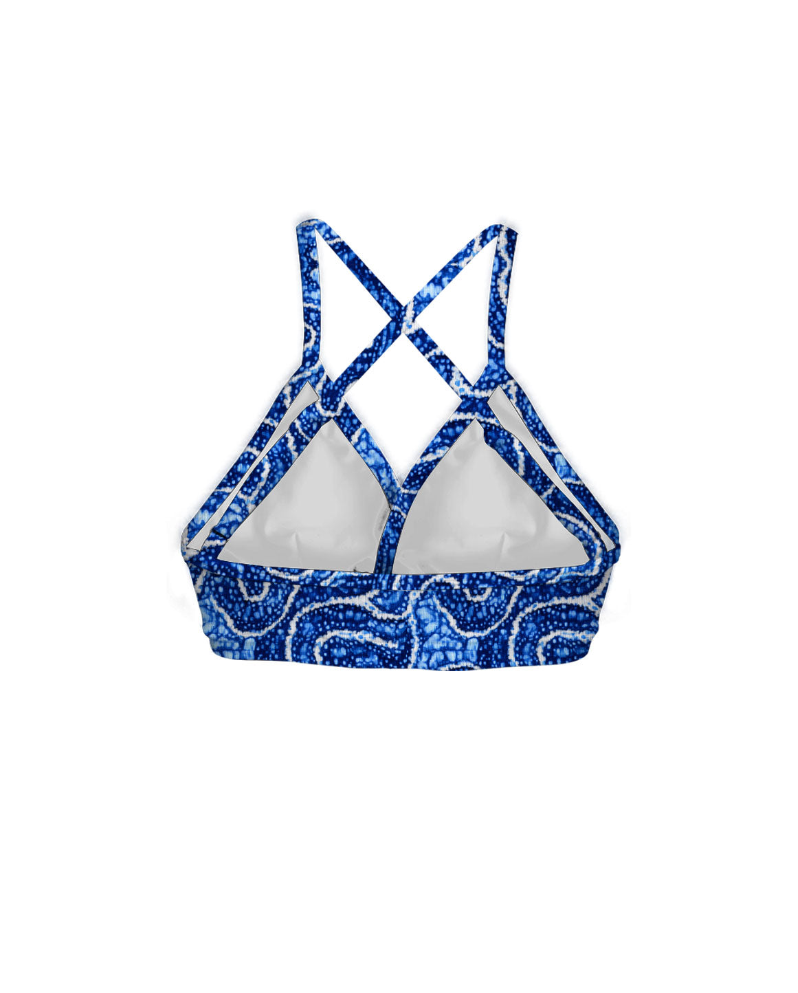 Abstract Pattern Series 5 Cross Bra