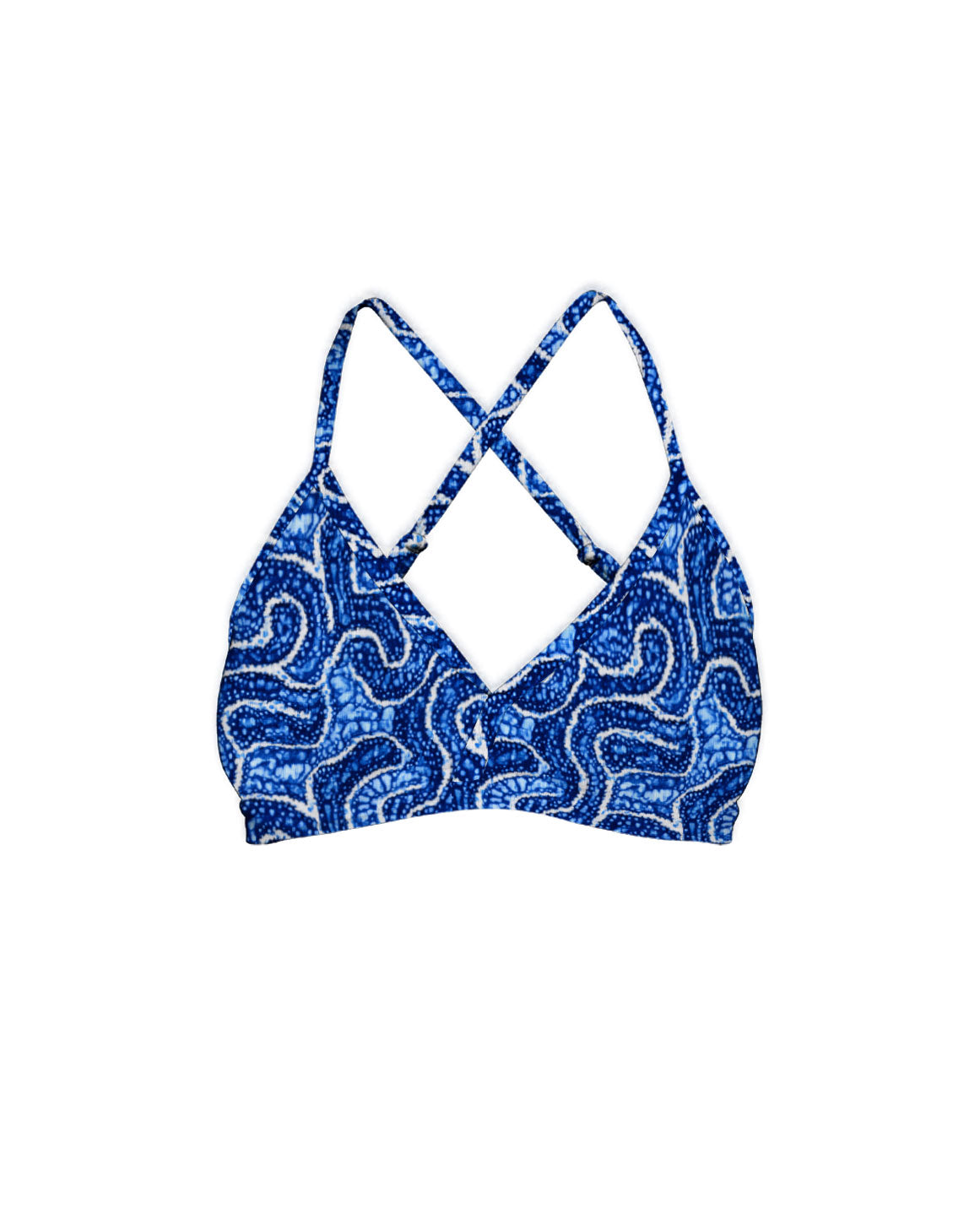 Abstract Pattern Series 5 Cross Bra