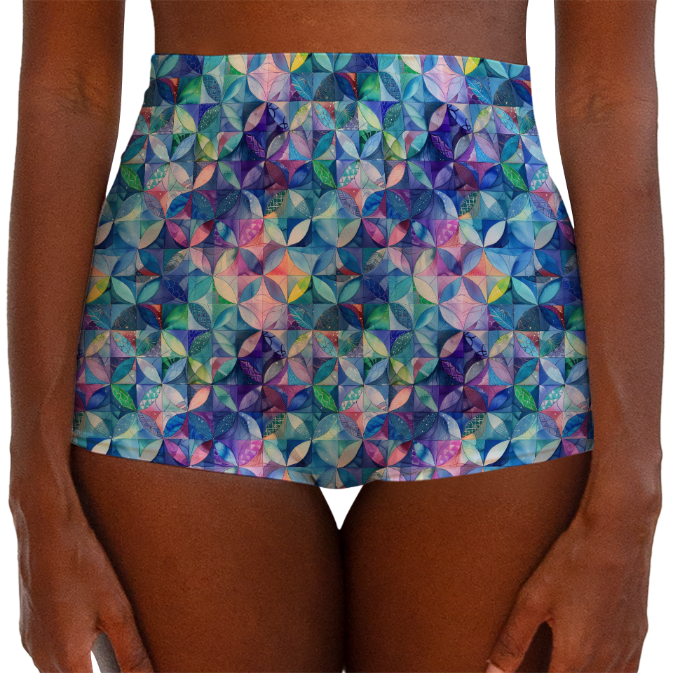 Abstract Series 6 High Waist