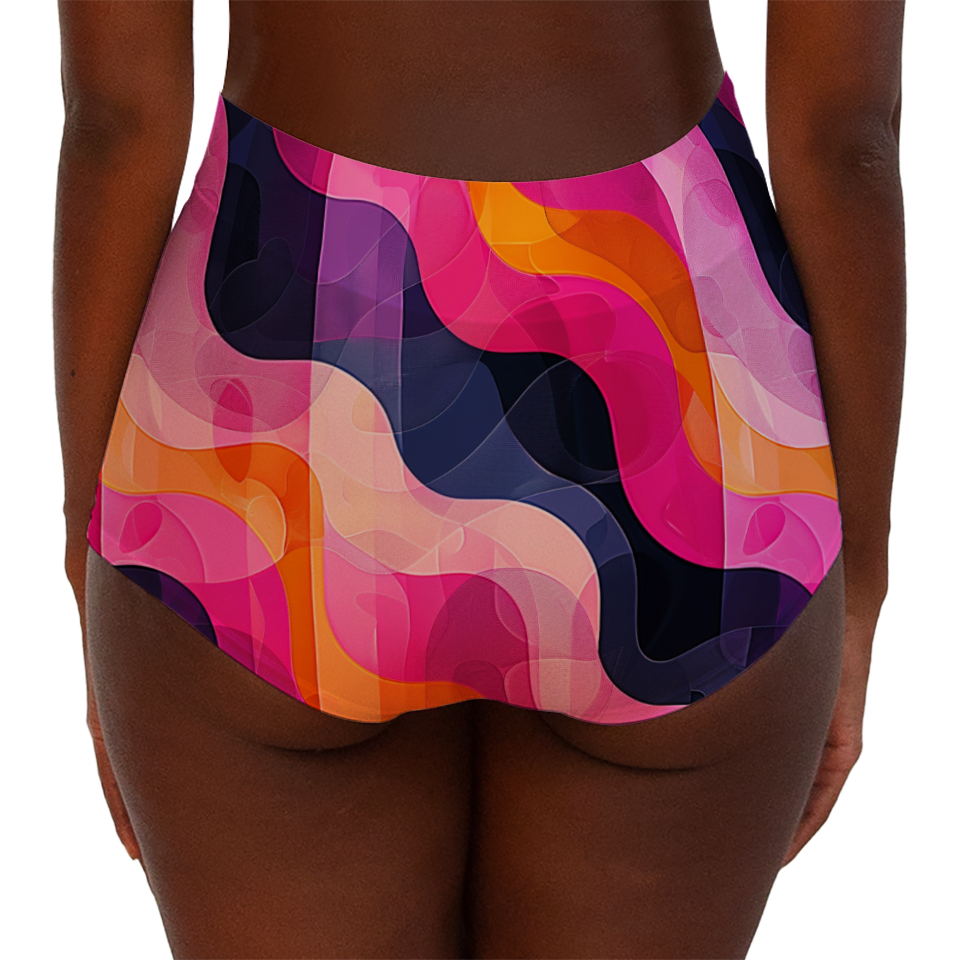 Abstract Series 7 High Waist