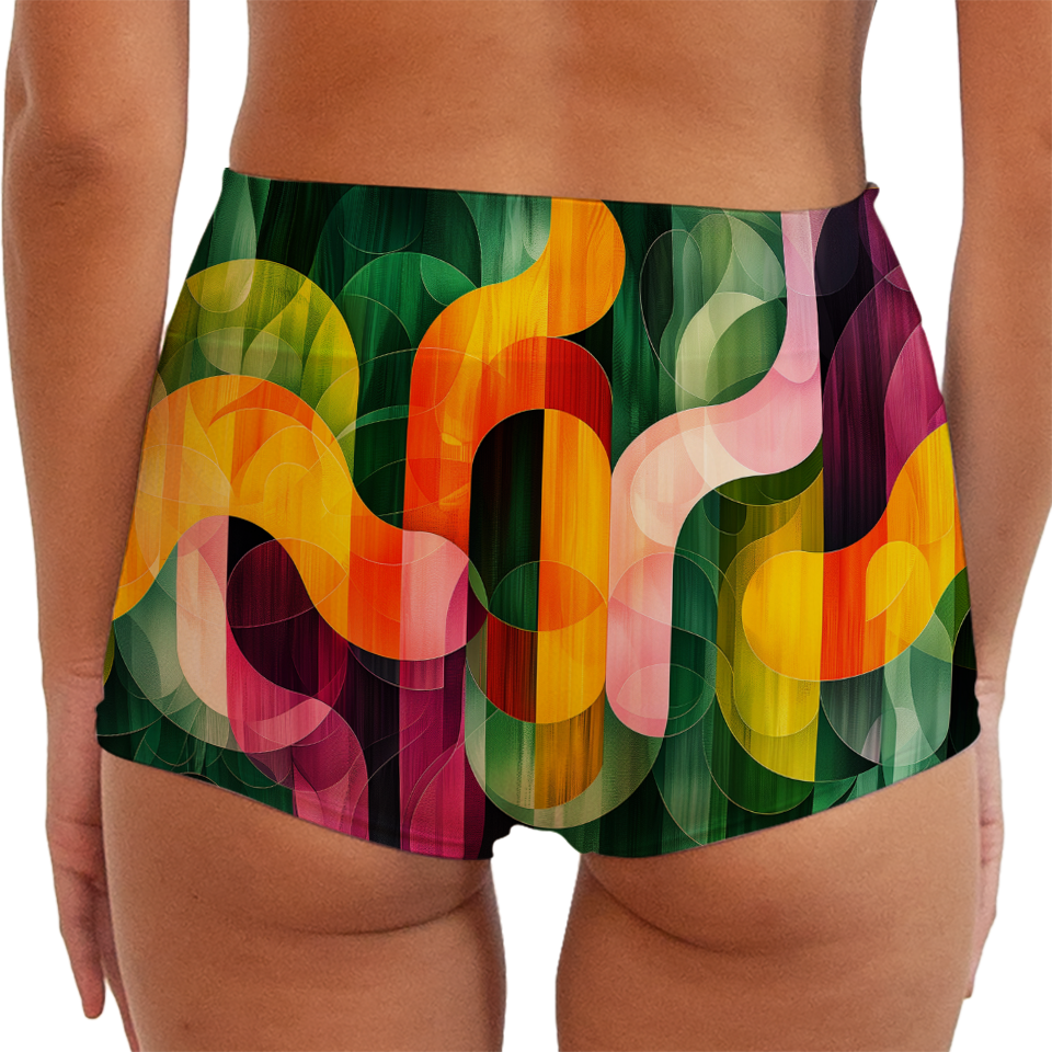 Abstract Series 8 High Waist