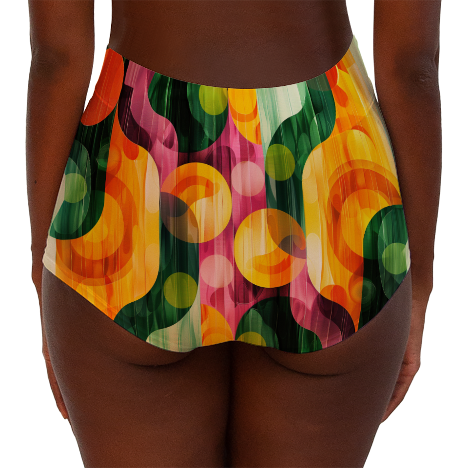 Abstract Series 8 High Waist