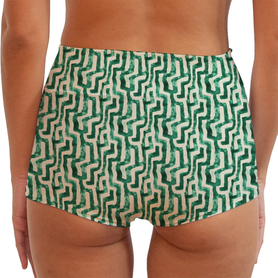 Abstract Pattern Series 10 High Waist