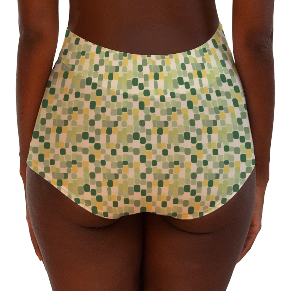 Abstract Pattern Series 8 High Waist