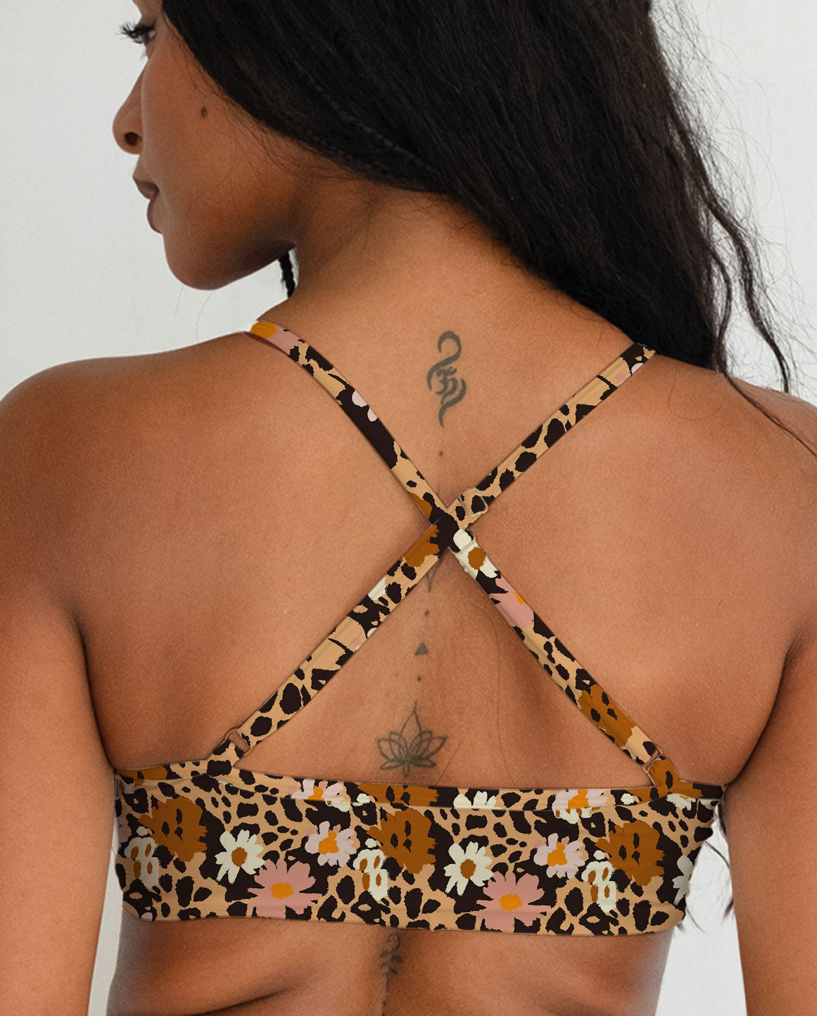 Abstract Pattern Series 11 Cross Bra