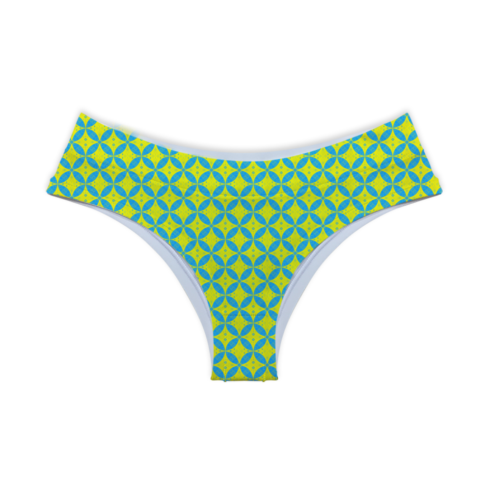 Batik Kawung Blue & Yellow Series Middle Underwear