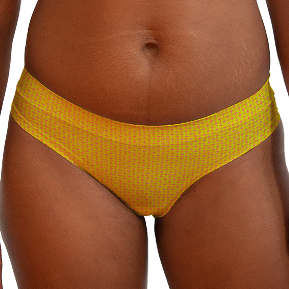 Batik Kawung Yellow Series Middle Underwear