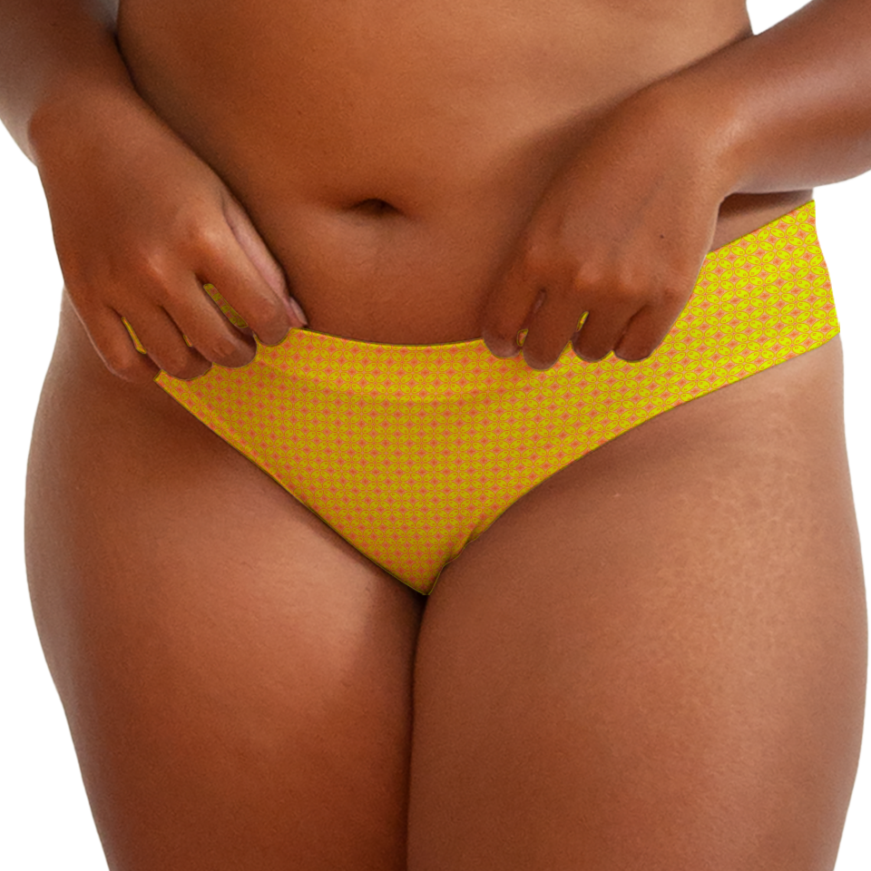 Batik Kawung Yellow Series Middle Underwear