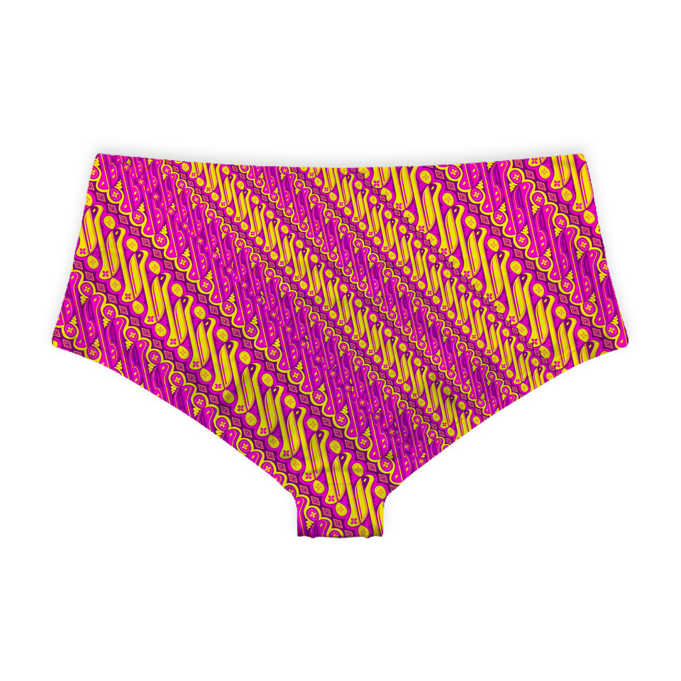 Batik Parang Pink Series Boy shorts Bottom