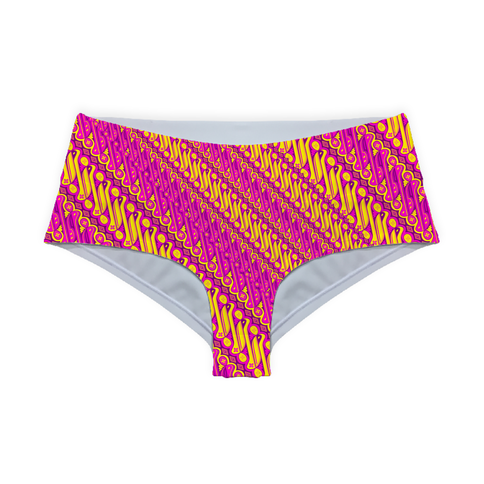 Batik Parang Pink Series Boy shorts Bottom