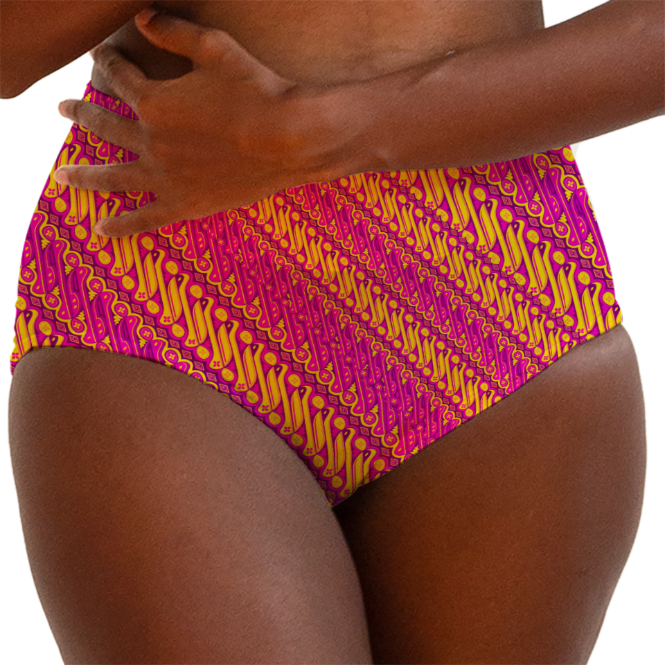 Batik Parang Pink Series Boy shorts Bottom