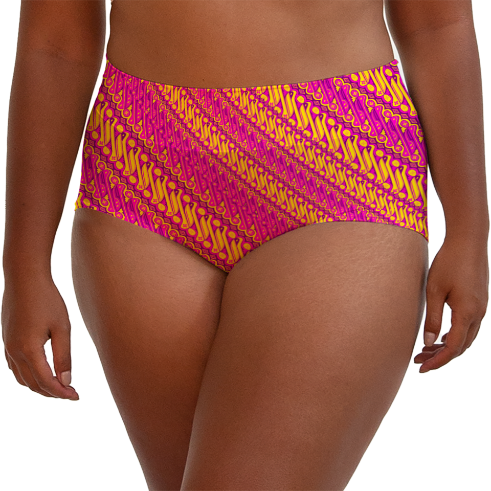 Batik Parang Pink Series Boy shorts Bottom