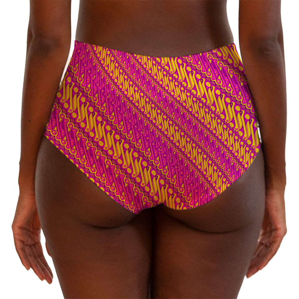 Batik Parang Pink Series Boy shorts Bottom