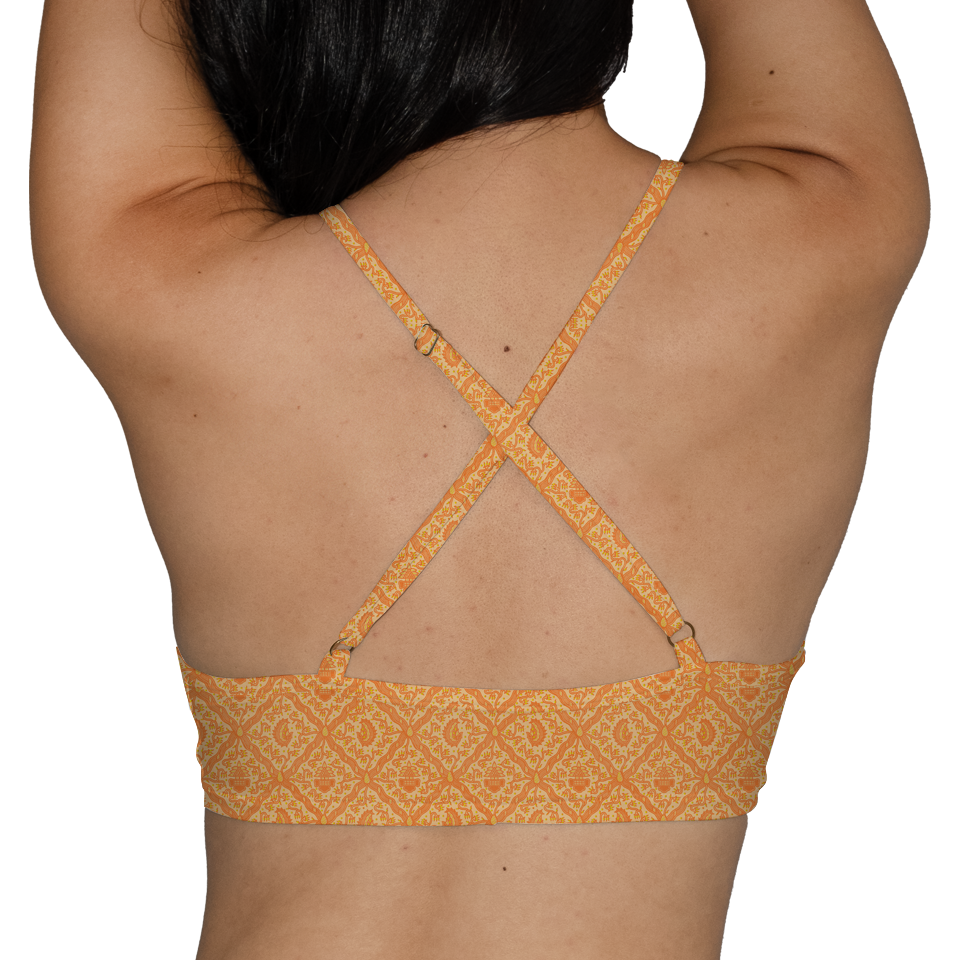 Batik Sidoluhur Orange Series Cross Bra