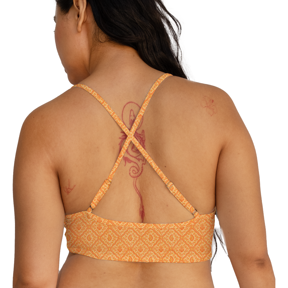 Batik Sidoluhur Orange Series Cross Bra