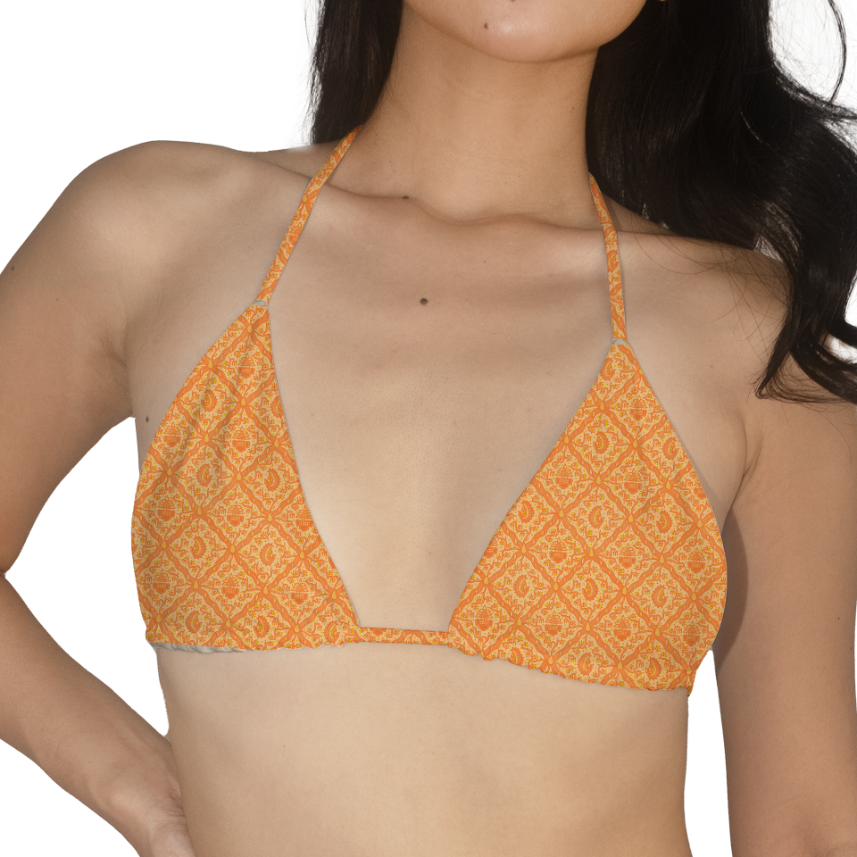 Batik Sidoluhur Orange Series Triangle Bra