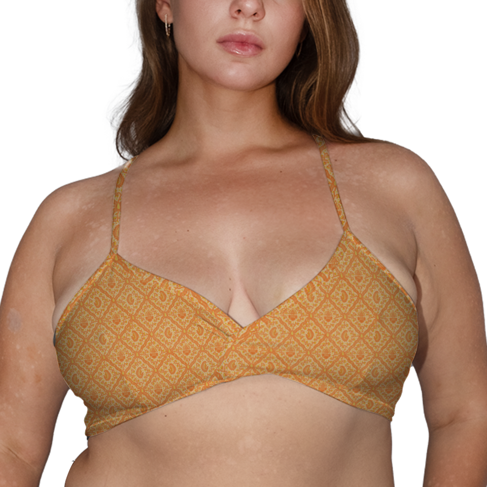 Batik Sidoluhur Orange Series Cross Bra