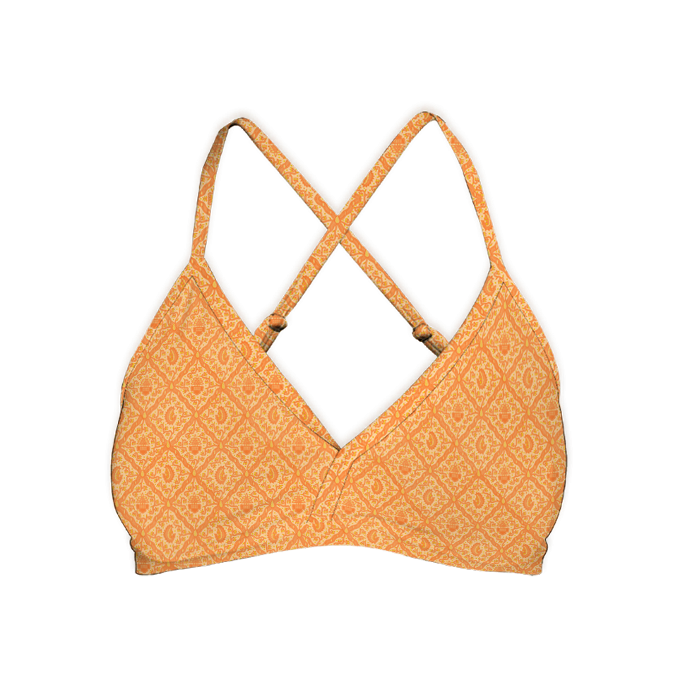 Batik Sidoluhur Orange Series Cross Bra