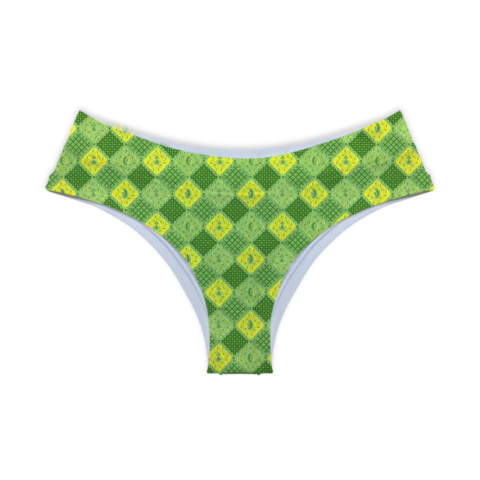 Batik Green & Yellow Series Middle Underwear