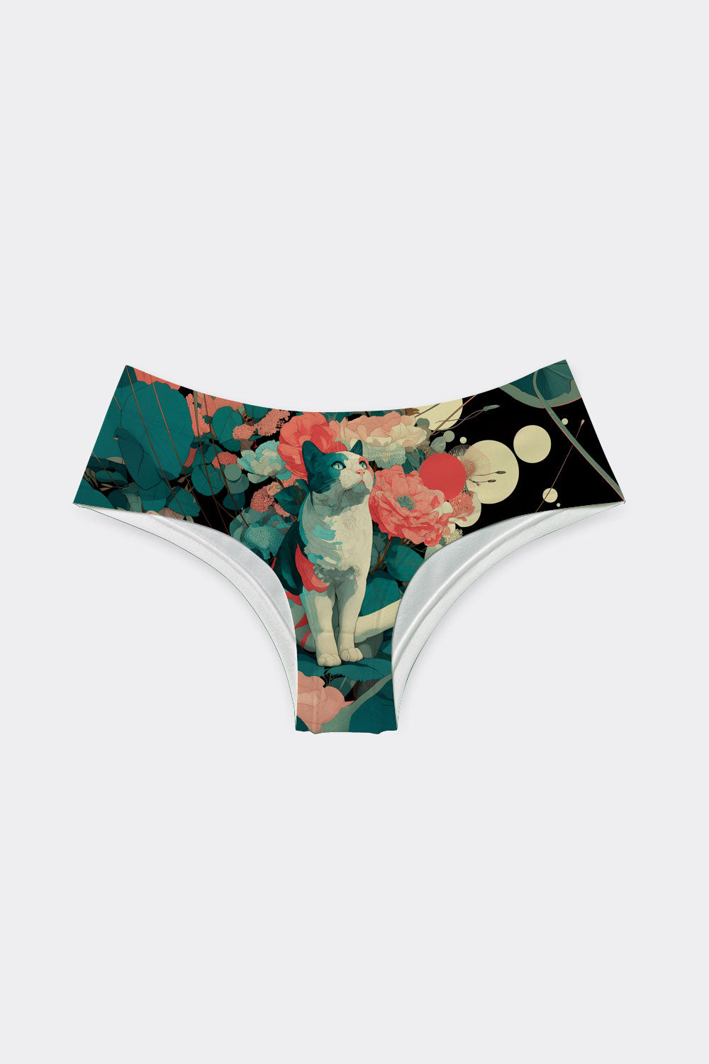 HIPSTER PUSS & FLOWER 12