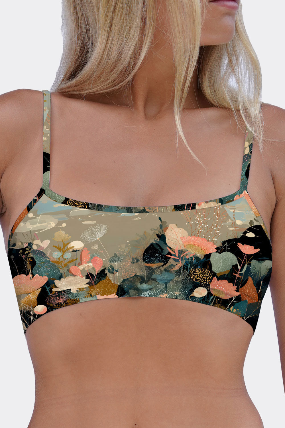BRALETTE CATS & FLOWERS 13