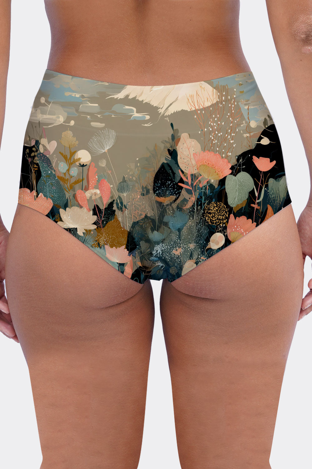 MIDWAIST CATS & FLOWERS 13