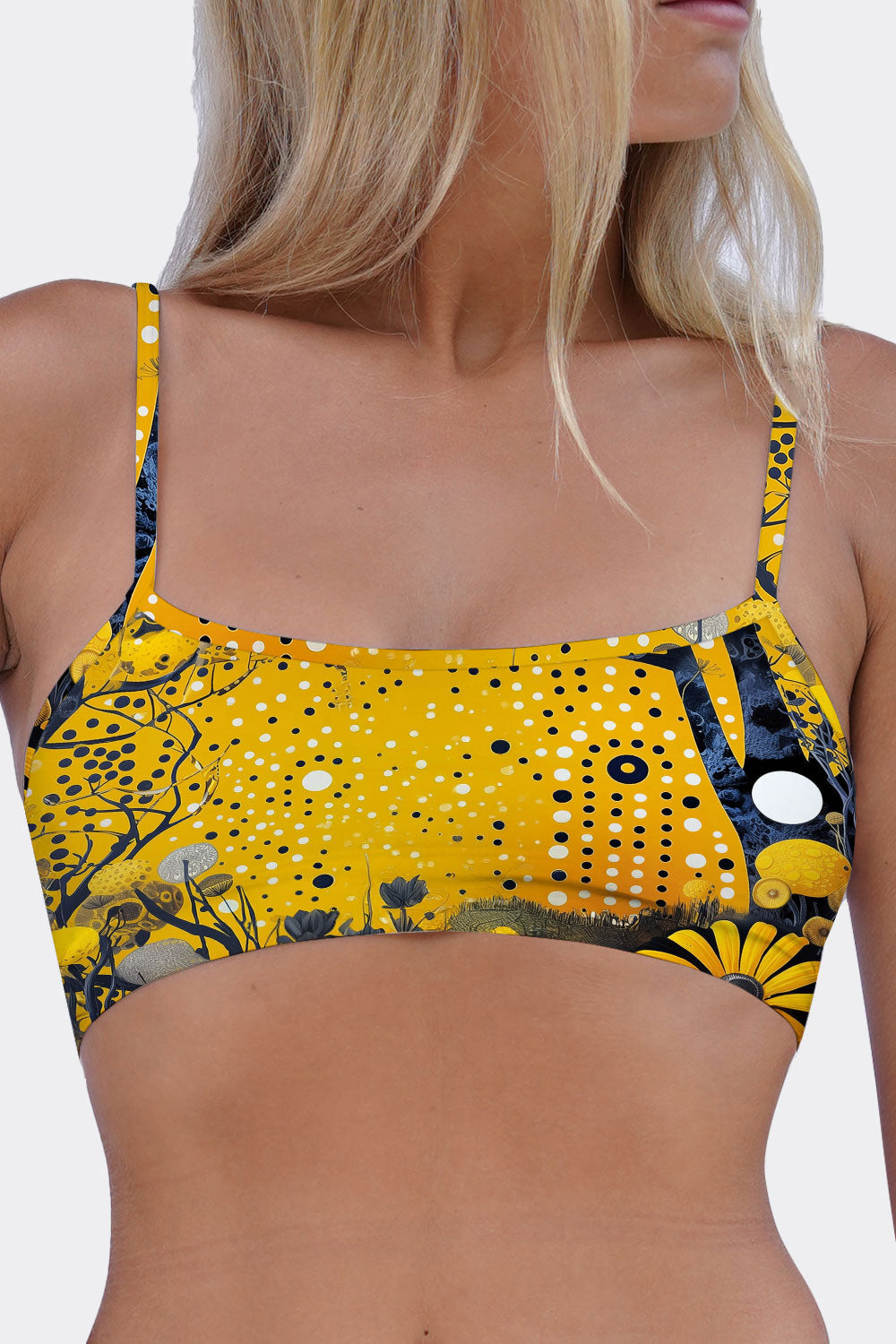 BRALETTE CATS & FLOWERS 19