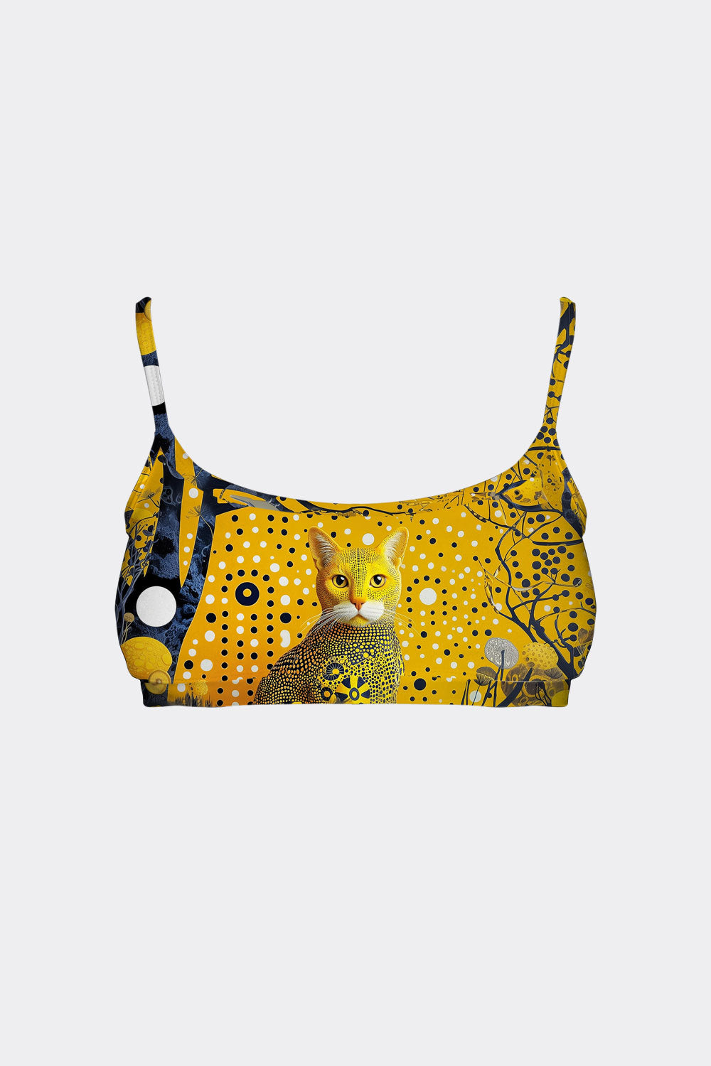 BRALETTE CAT & FLOWER 19