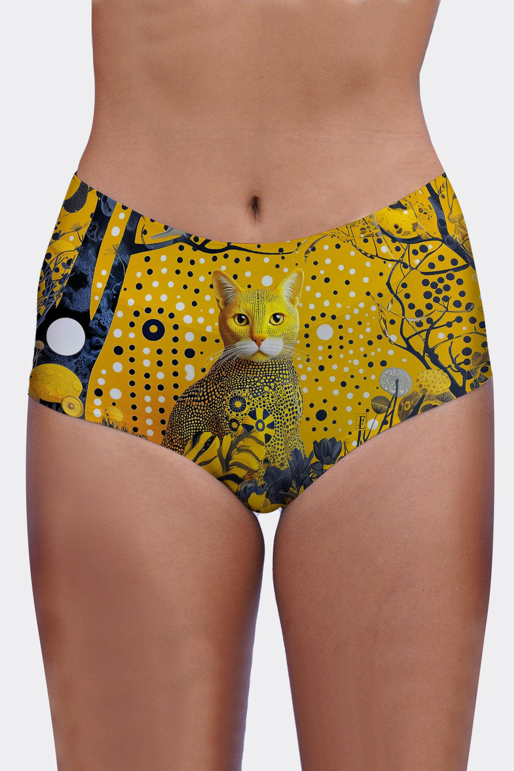 MIDWAIST CATS & FLOWERS 19