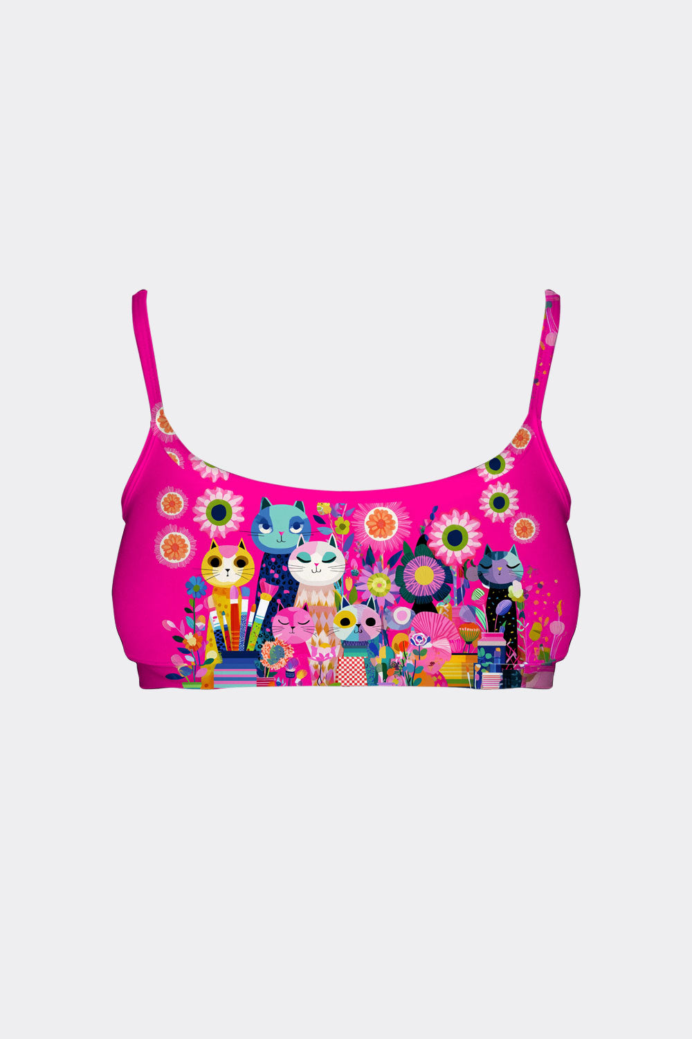 BRALETTE PUSS & FLOWER 1