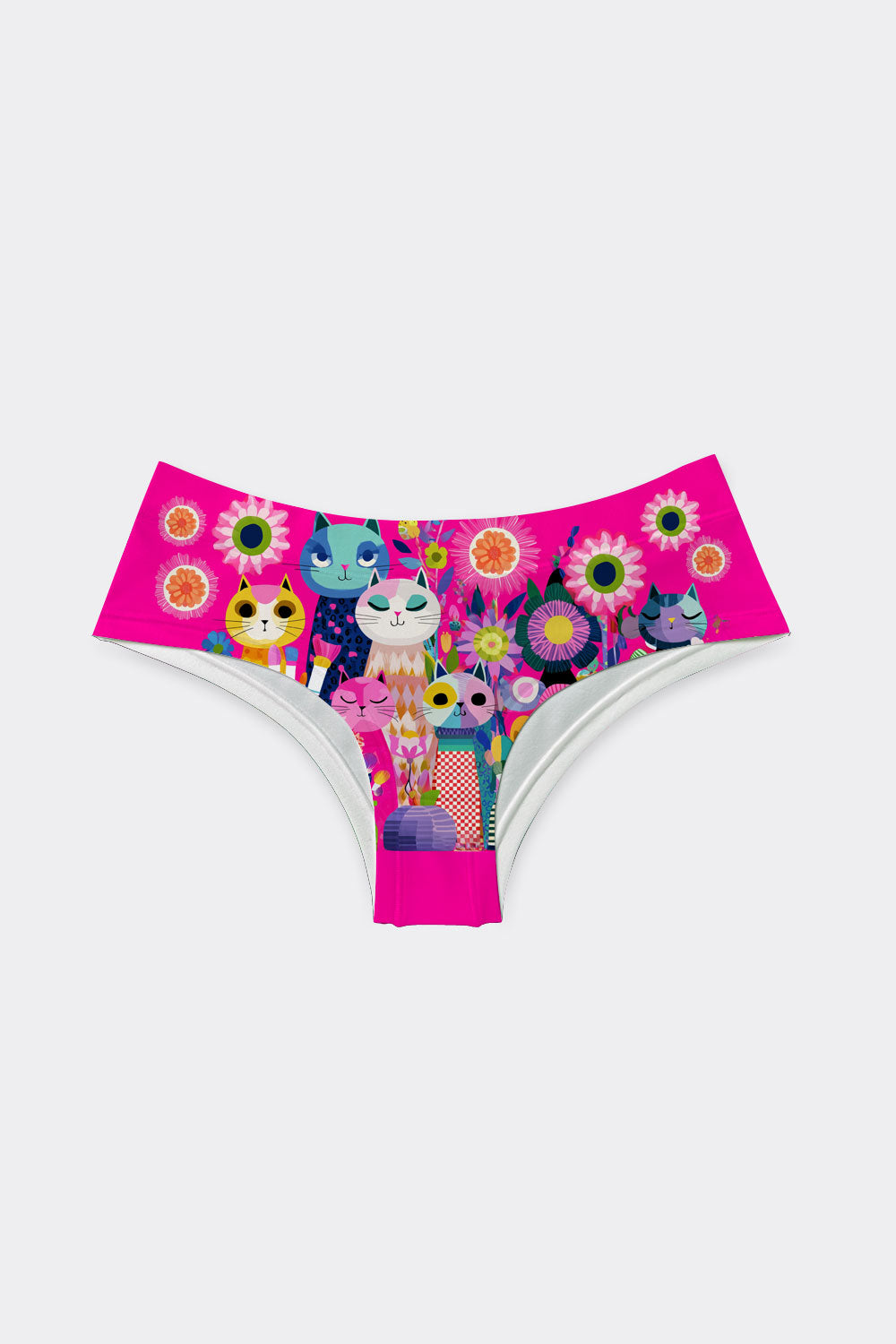 HIPSTER PUSS & FLOWER 1