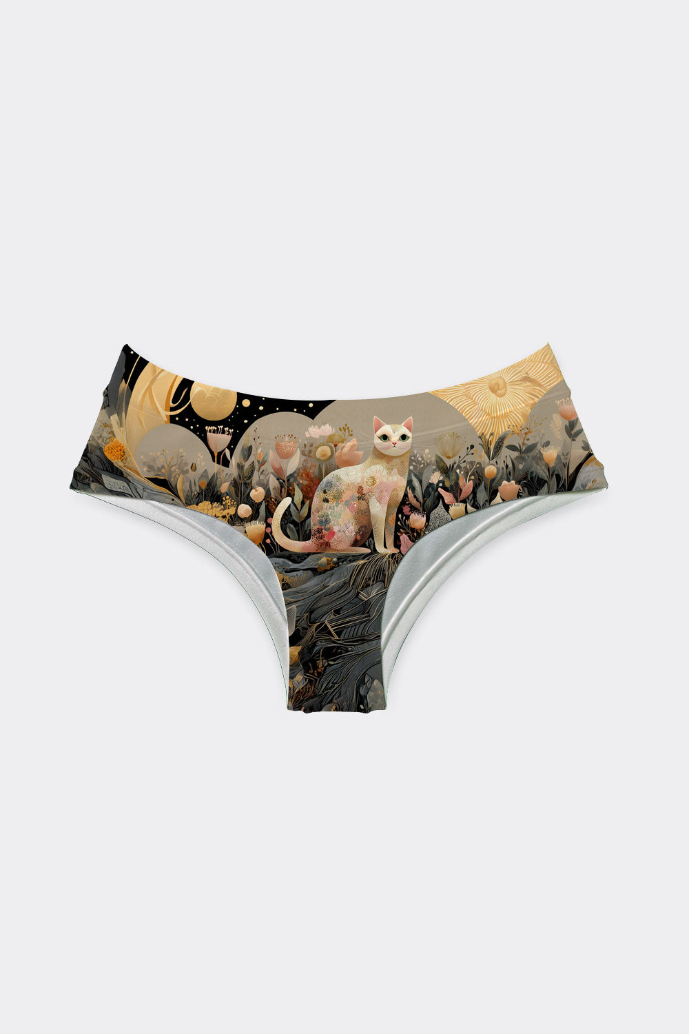 HIPSTER CAT & FLOWER 3