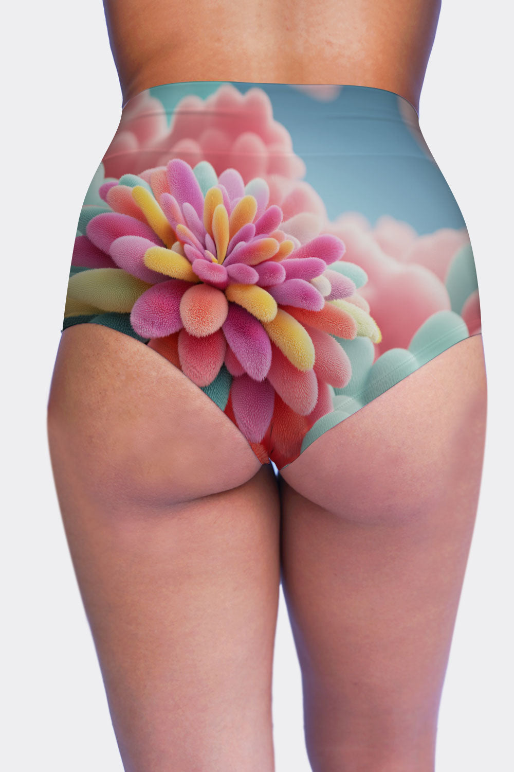 HIGH WAIST CATS & FLOWERS 43