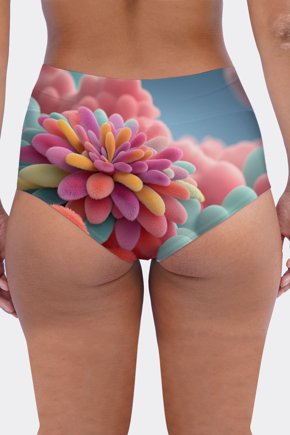 MIDWAIST CATS & FLOWERS 43