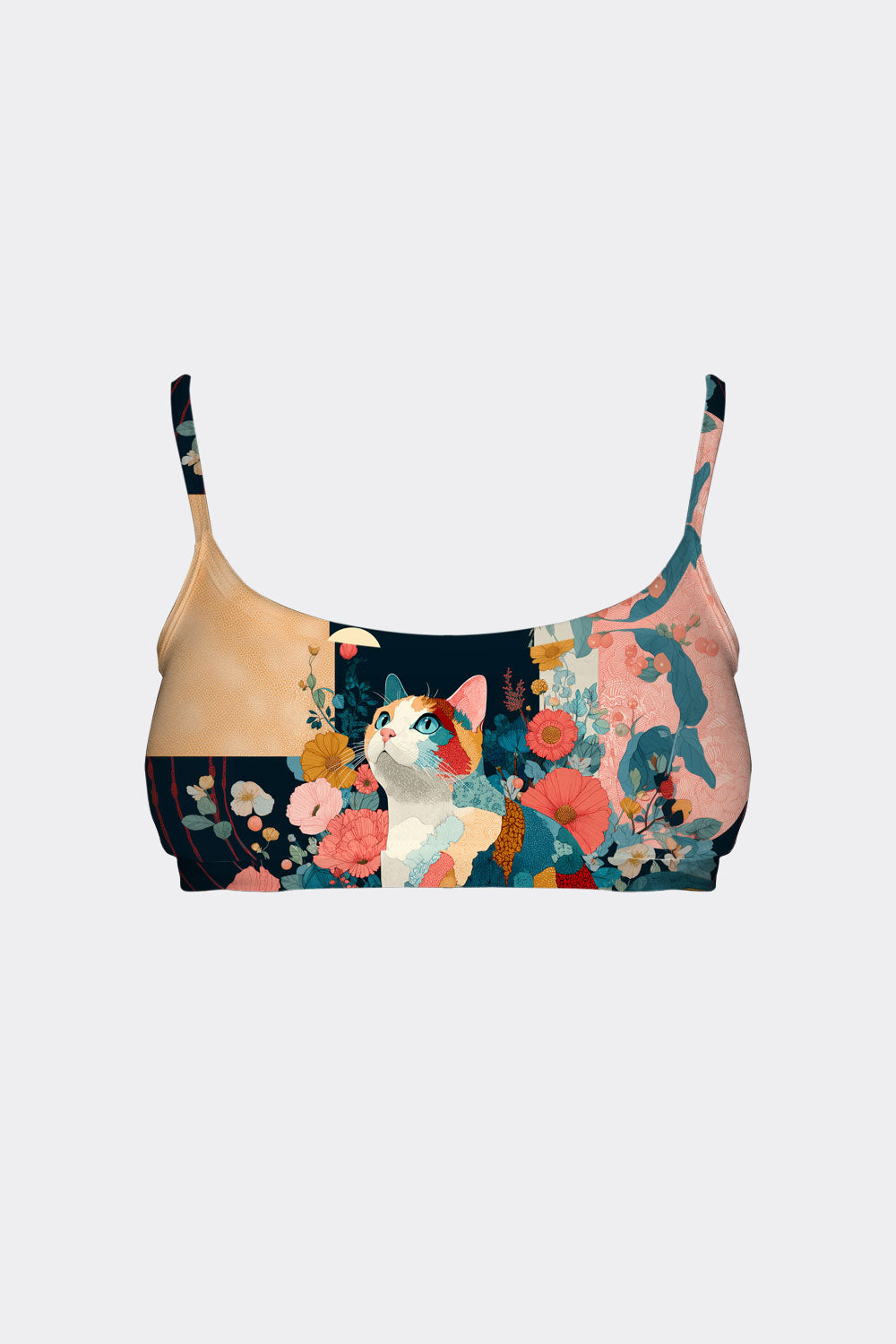 BRALETTE PUSS & FLOWER 45